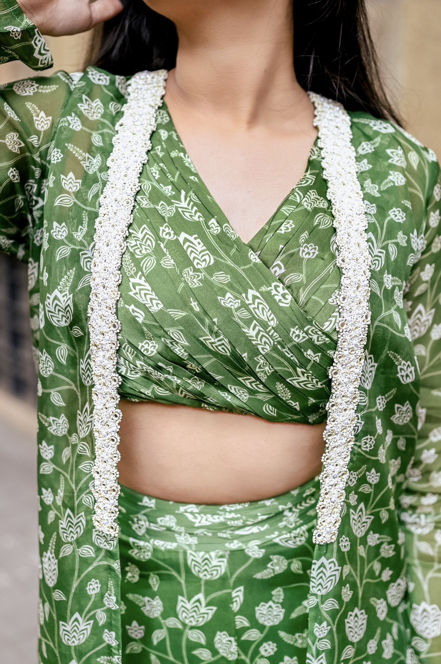 Olive Green Pant Set- Ready to Ship