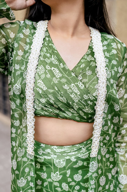 Olive Green Pant Set- Ready to Ship