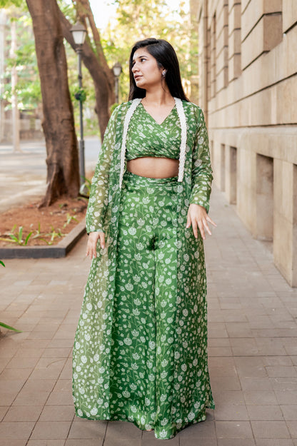 Olive Green Pant Set- Ready to Ship