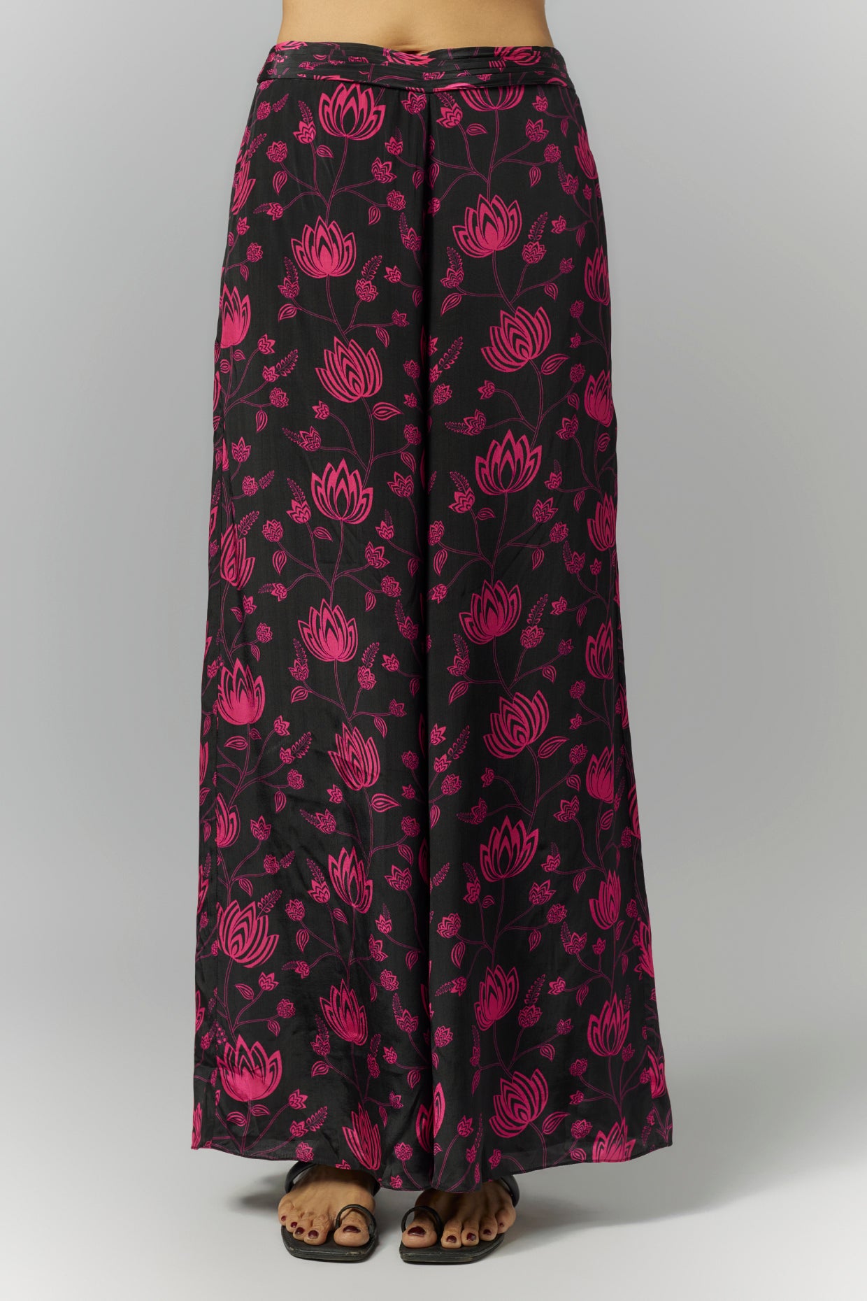 Black and Pink Floral Co-ord