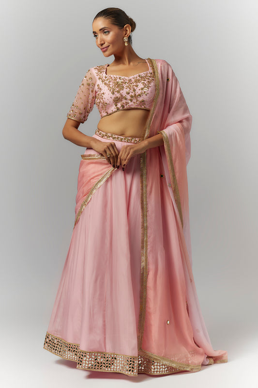 Candy Pink Lehenga Set - Ready to Ship