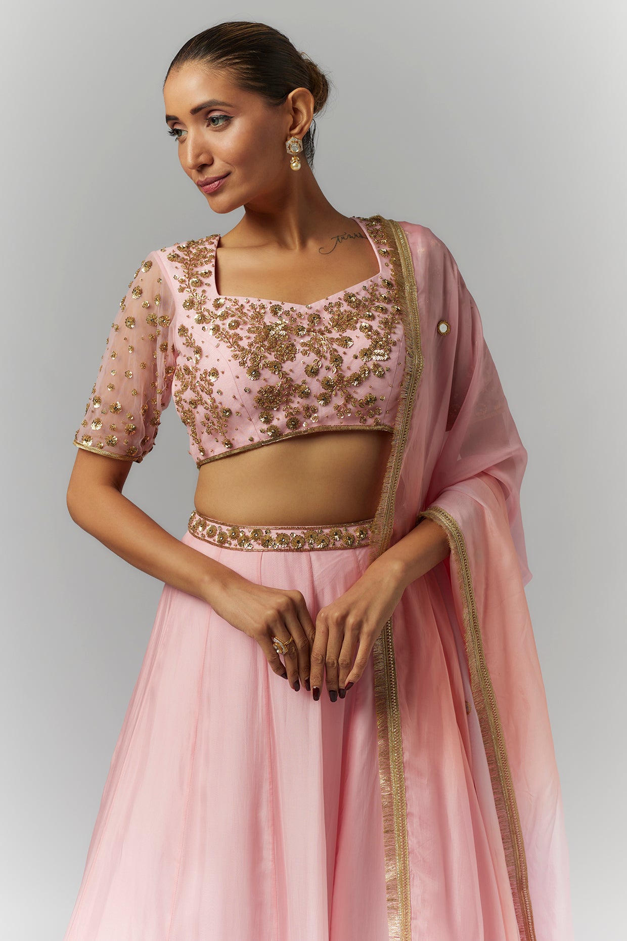 Candy Pink Lehenga Set